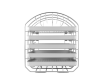 Tray-Gestell Sterilisationskassetten