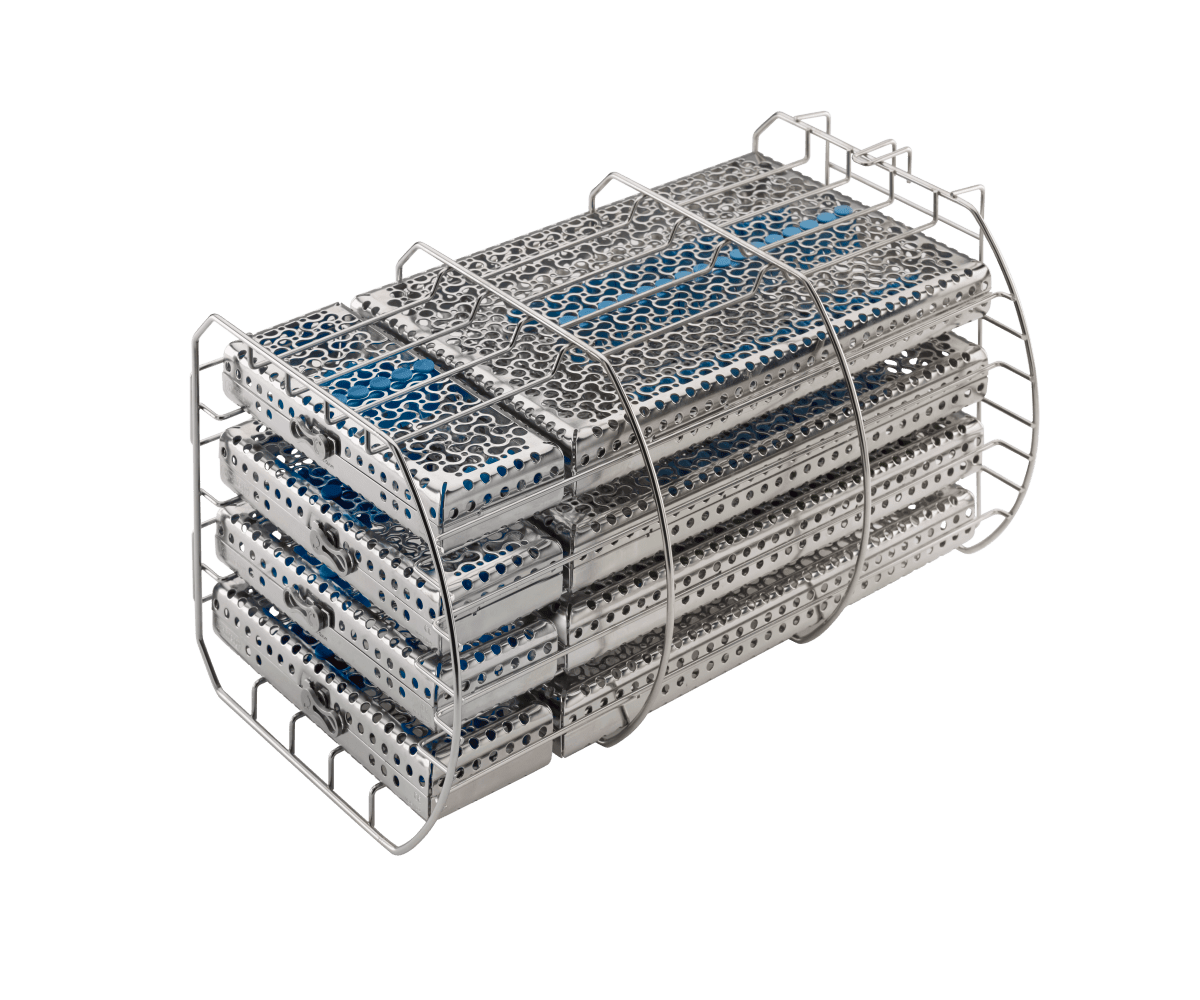 Tray-Gestell Sterilisationskassetten